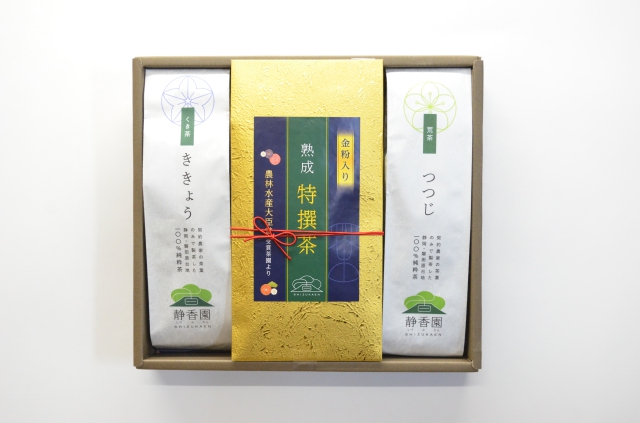 迷ったらこれ！感謝を込めた贈り物に...【箱入れ包装】│④人気No.1ギフト【金粉茶入】