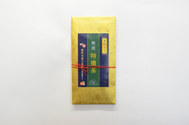 農林水産大臣賞受賞茶園よりお手元へ│金粉入り特撰茶70g