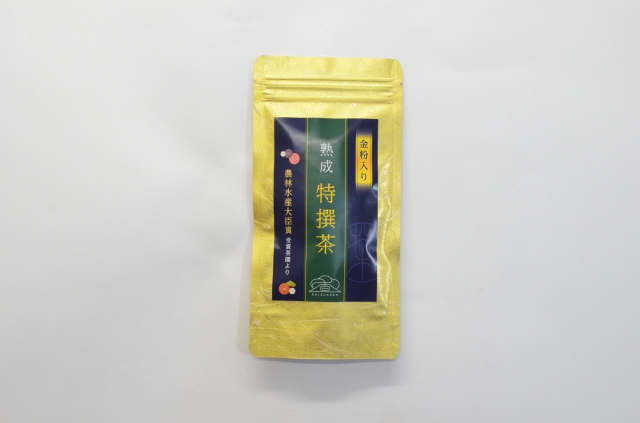 農林水産大臣賞受賞茶園よりお手元へ│金粉付き特撰茶ティーバッグ3g×20個